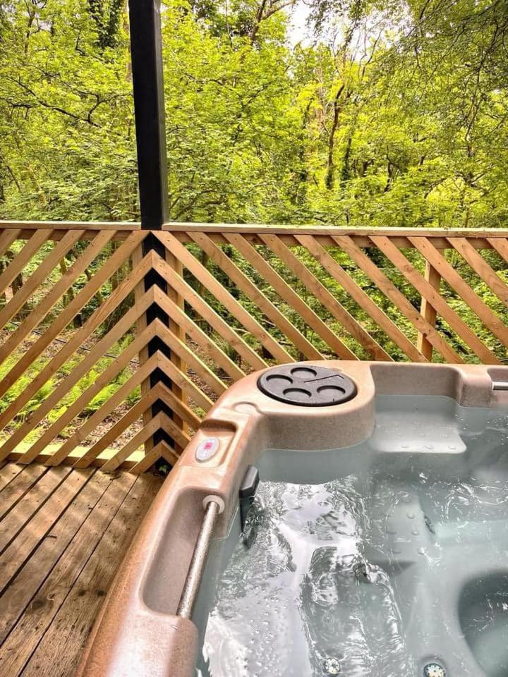 Goldcrest 3-Hot Tub-Woodland Lodges-Carmarthenshire-Tenby ภายนอก รูปภาพ